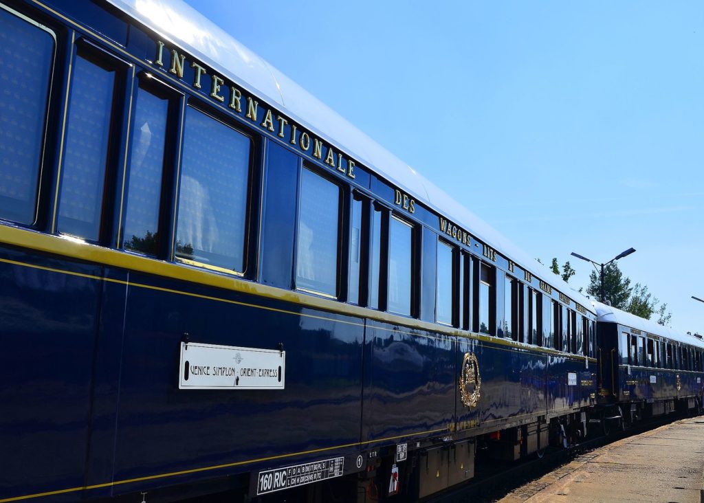 The Orient Express, one of the most ,famous luxury train routes in the world.