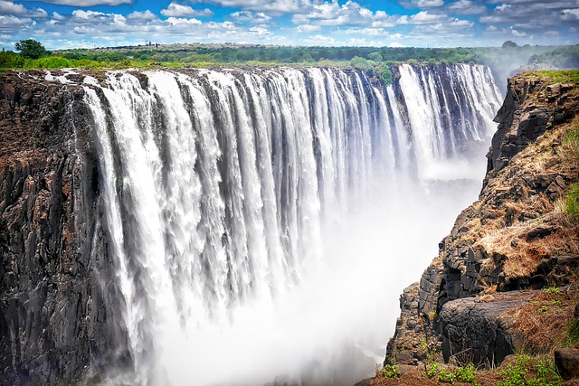 Victoria Falls, the final destination of one of the Shongololo Express' routes.