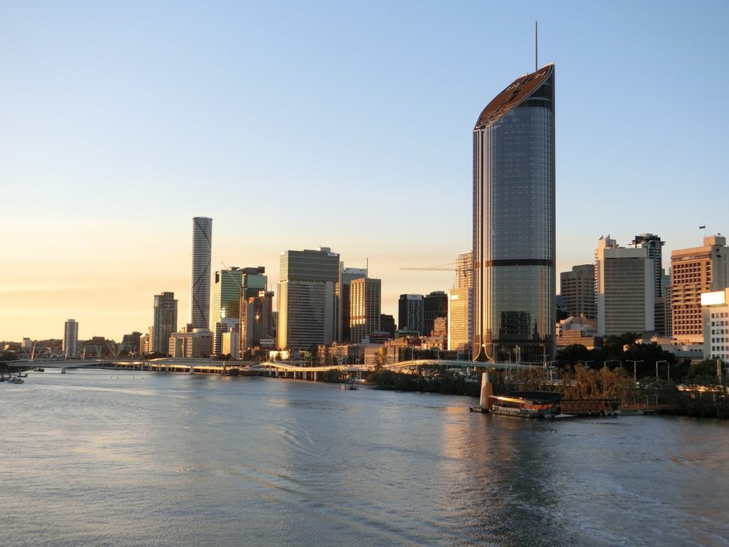 Brisbane, the destination of one of the busiest air routes in the world