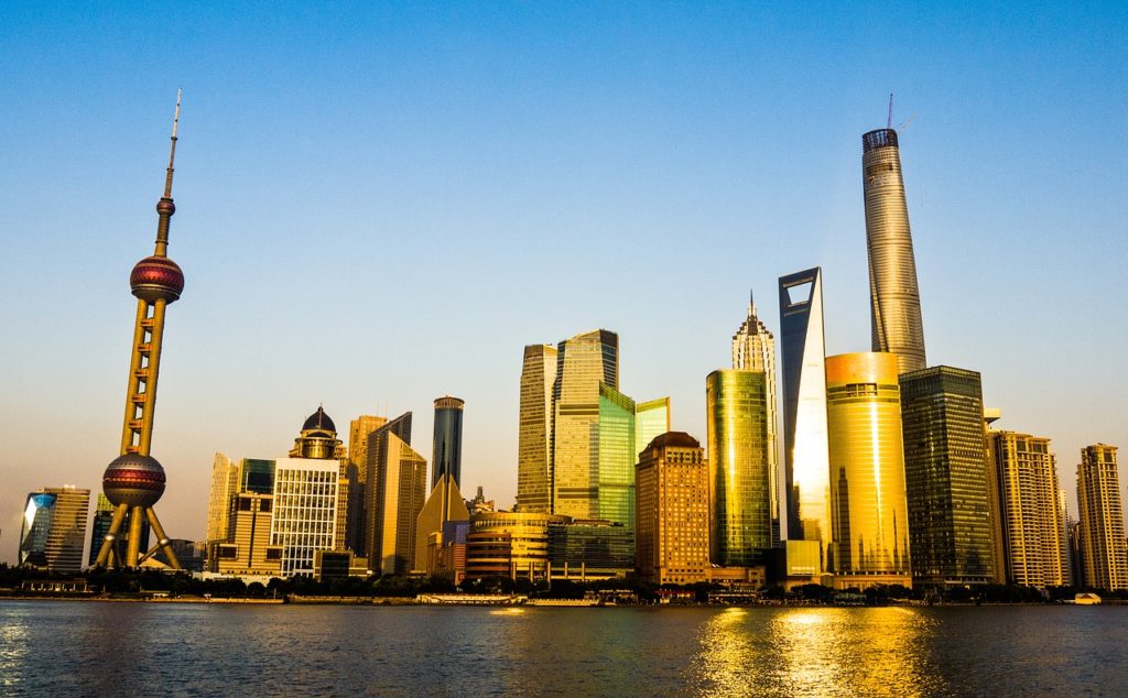 Shanghai, the destination of one of the busiest air routes in the world