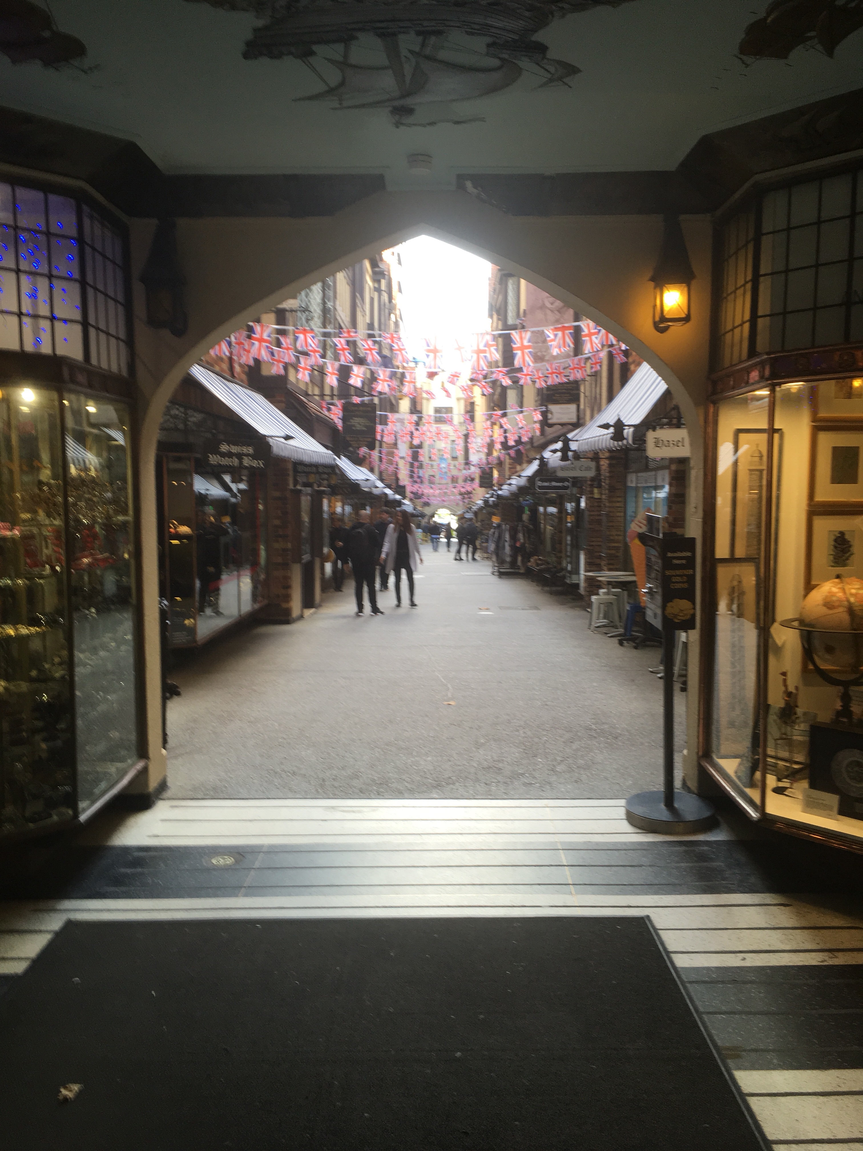 London Court, the medieval styled lane in the Perth city centre.