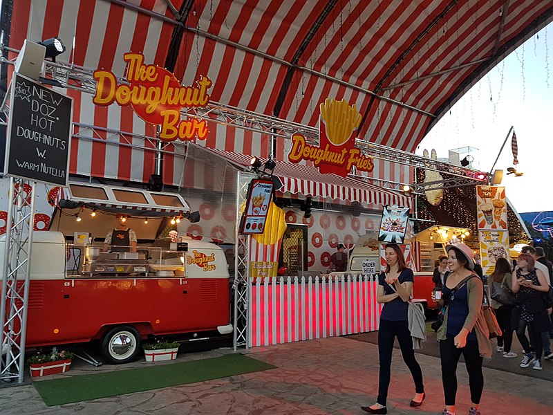 Eat Street Markets, Brisbane's famous food markets.