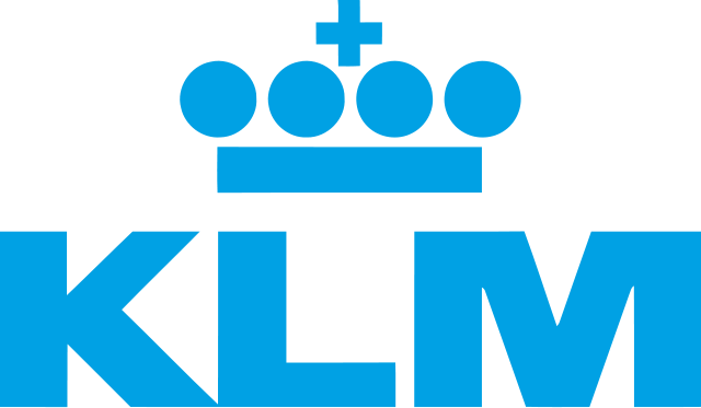 KLM's logo, the number 9 punctual mainline airline.