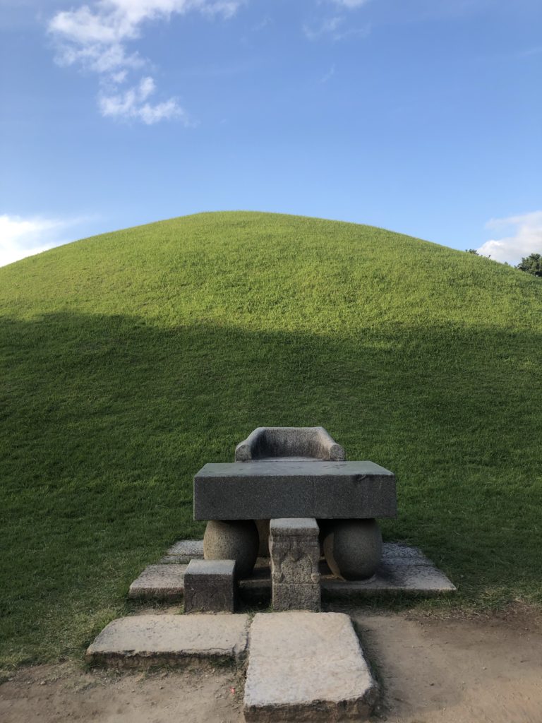 Royal tombs from the Silla dynasty.